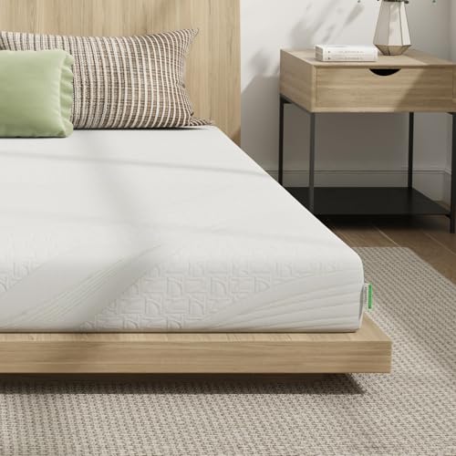Novilla Matelas 140x190, Matelas en Mousse Froide, Épaisseur 18CM, Matelas Réversible, 9 Zones de Confort, Moyenne Ferme, Excellent Soutien, Certifié Oeko-Tex, Haut Resilience, Parfait Respirant
