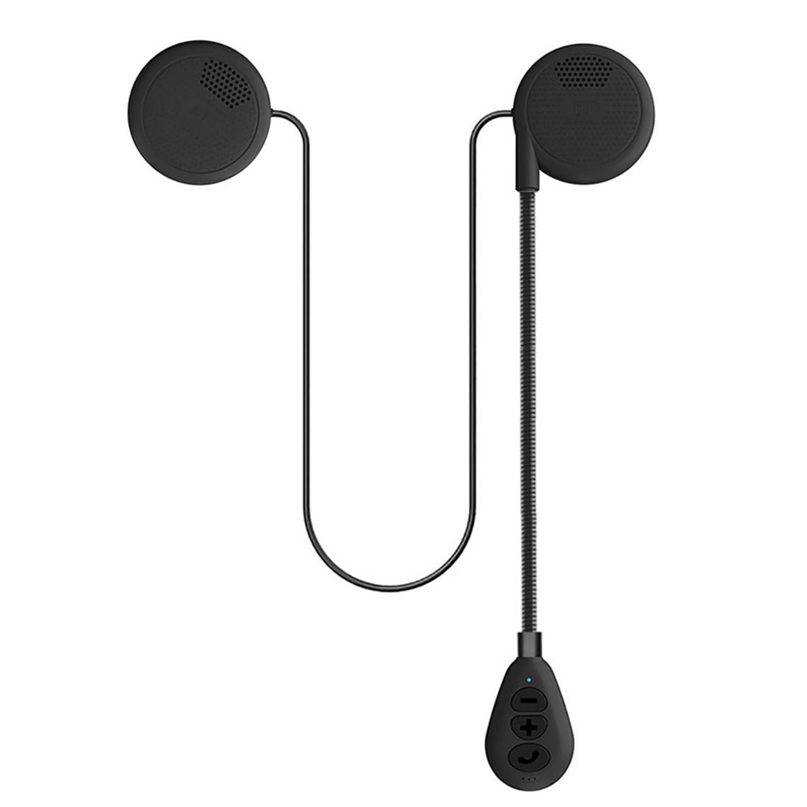 Septpenta M5H Casque Bluetooth Moto, Bluetooth 5.0, Réponse Automatique AUX Appels, Rechargeable Intégrée de 250 mAh, Rèduction du Bruit Ultra Mince et Confortable pour Casques de Moto
