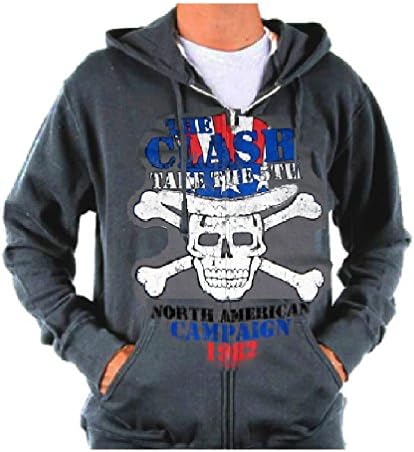 Clash Takes The Fifth Grey Zip Hoodie