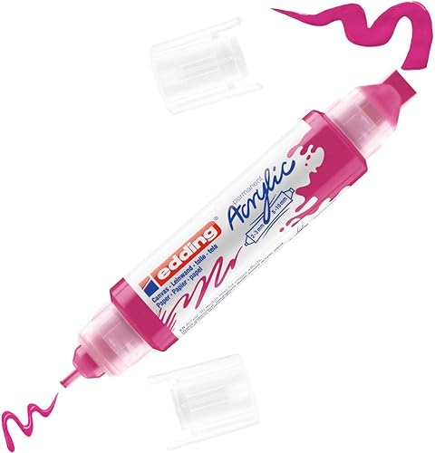 Edding 5400 Rotulador acrílico de doble punta - Telemagenta 909