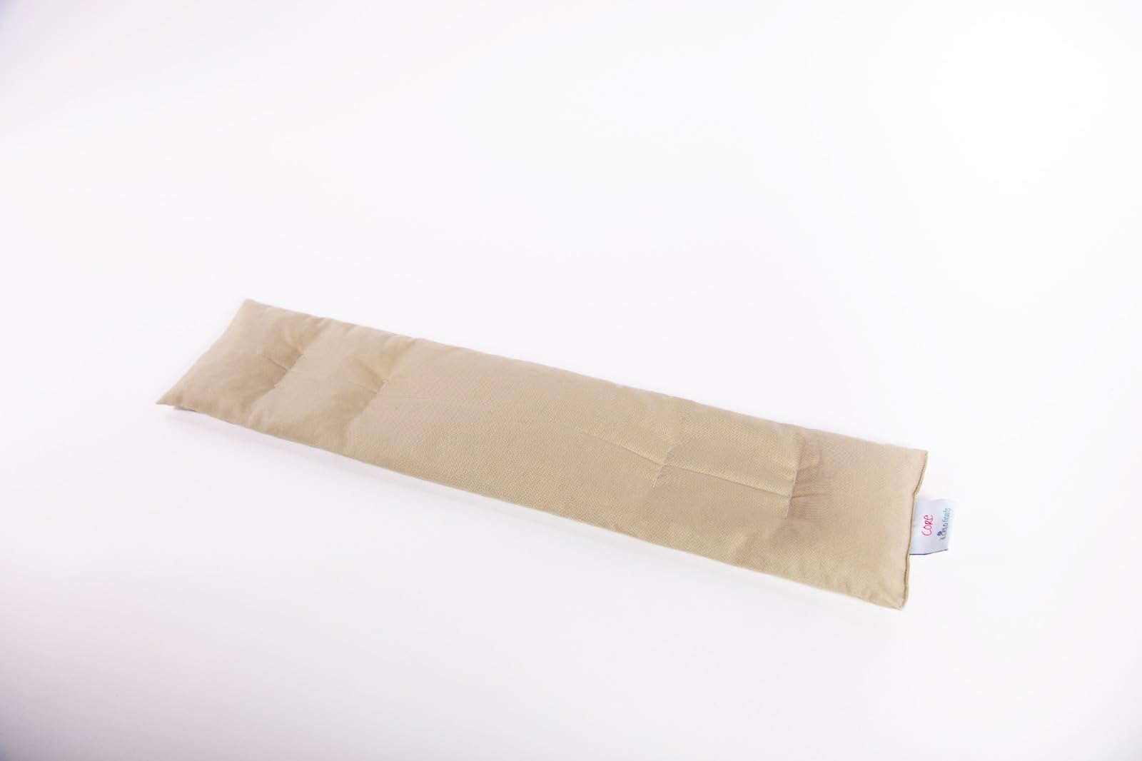 IL CIELO FIORITO - CORE, Fascia Riscaldante con Noccioli di Ciliegia, Cotone 100%, 65x15 cm, 750g, per Microonde, Linea Classica (Sabbia)