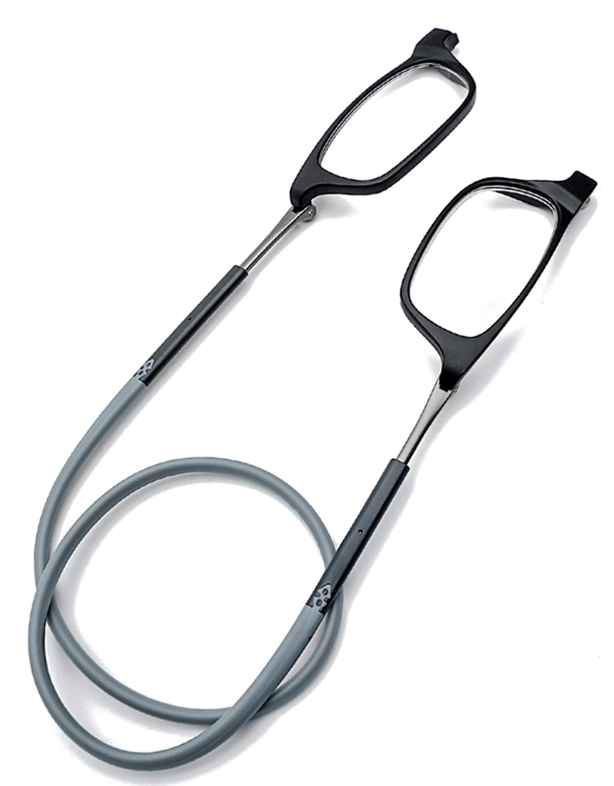 ZYHJAUP Gafas de Lectura Presbicia Vista Cansada Mujer Regulables Imantadas Magnéticas Plegables Lentes Aumento Leer Cristales Anti-reflejantes. Ver Cerca Cuello Cierre Imán gafas presbicia mujer