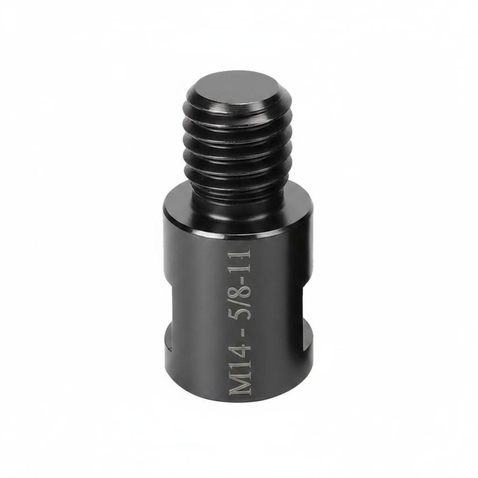 Metal Male Thread Adapter Black Threaded Cylindrical Grinder Converter Machined Finish, M14 To 5-8-11 | Home Improvement &-image-40