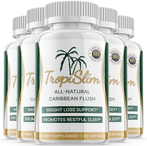 (5 Pack) Tropislim, Tropislim Pills, Tropislim Weight Management Support Supplement Capsules, Tropislim for Weight Support, Tropislim Pills Advanced Formula (300 Capsules) (5 Pack) Tropislim, Tropislim Pills, Tropislim Weight Management Support Supplement Capsules, Tropislim for Weight Support, Tropislim Pills Advanced Formula (300 Capsules)