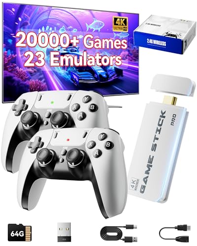 Retro Gaming Console, 20,000+ Retro Game Stick, 23 Emulators, 4K