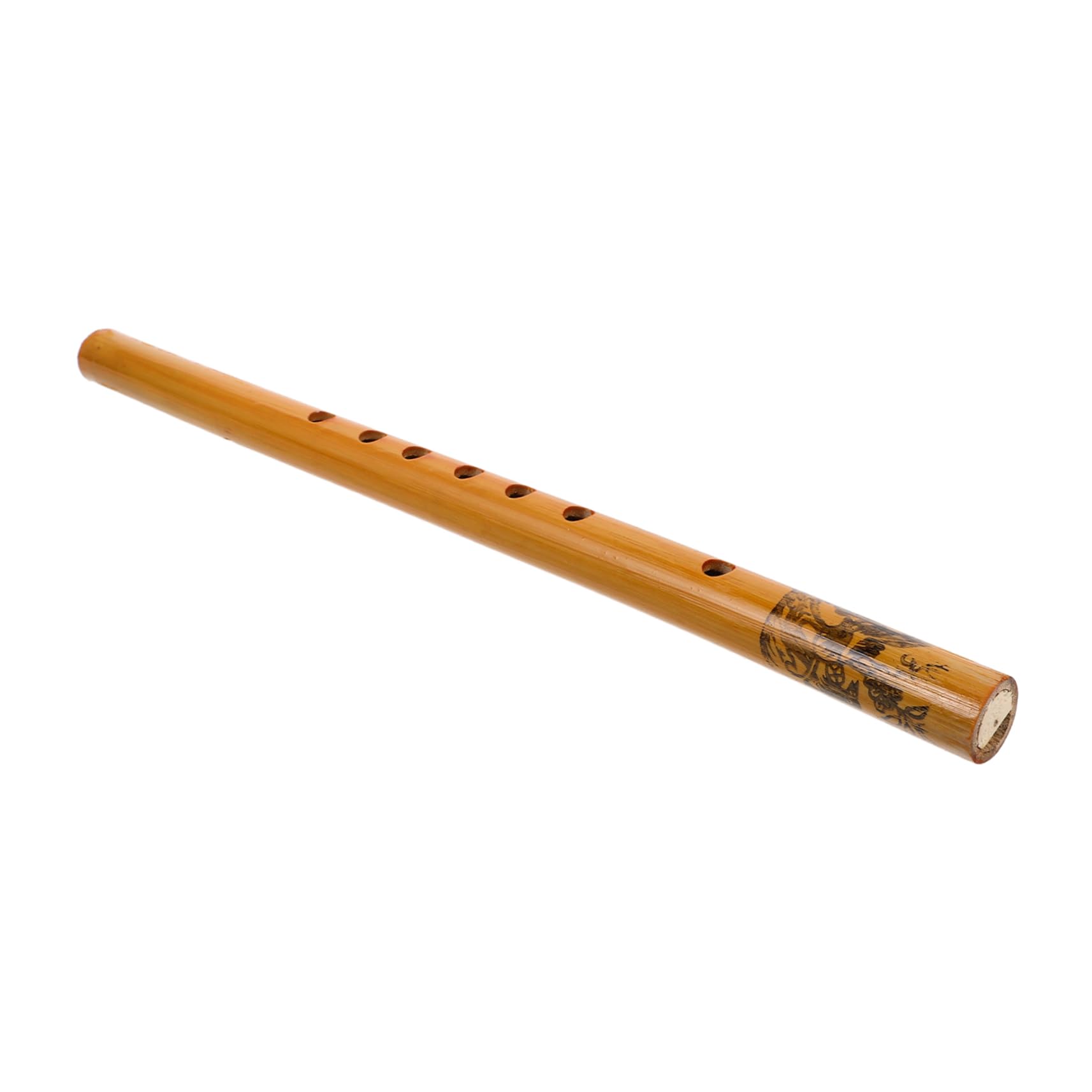 Kisangel Beginner Flute Vertical Flute for Students Traditional Bamboo 33cm for Practice Music Classes