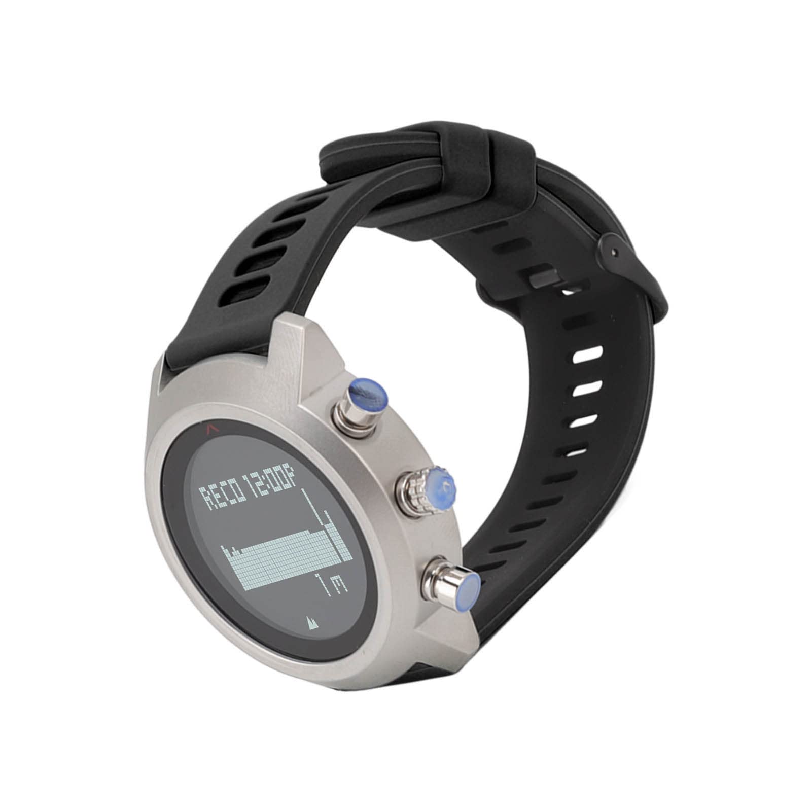 Reloj Deportivo Eléctrico Multifuncional Impermeable Pantalla Táctil para Aventureros de Buceo 320 MAh (Negra)
