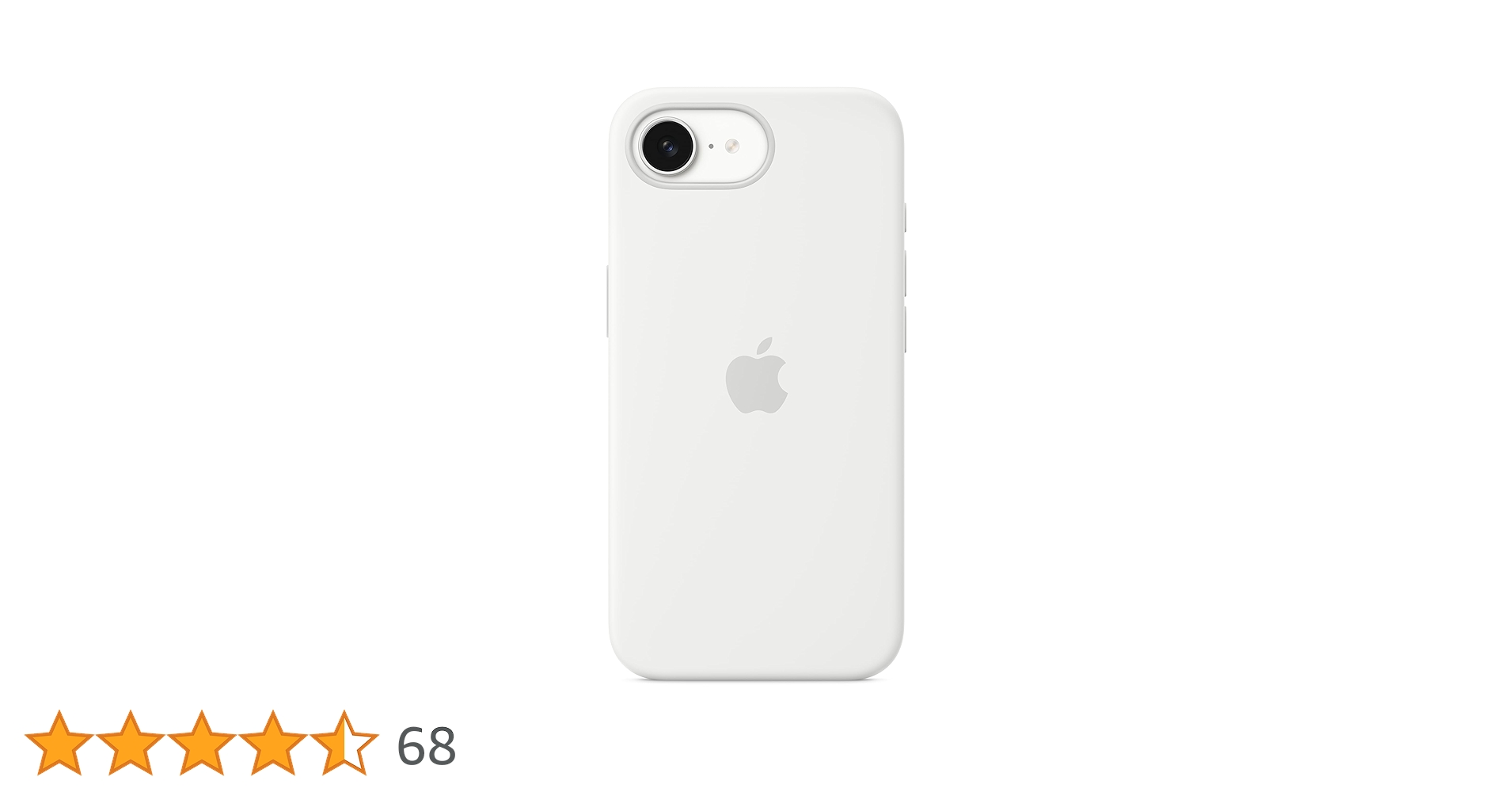 Amazon.co.jp: Apple iPhone 16eシリコーンケース – ホワイト