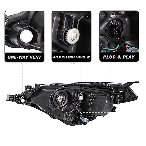Image of SOCKIR Projector LED Headlight Assembly Fit for 2014-2016 Toyota Corolla OE