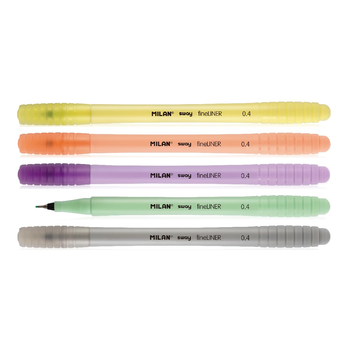 MILAN® Box of 5 SWAY Pastel fineliner 0.4 mm fineliner pens