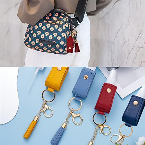 Lucktao 4 Stück 30 ml Sprühflasche parfümzerstäuber Schlüsselanhänger Tragbare Quetschflasche Wiederverwendbare parfum… - Image 3