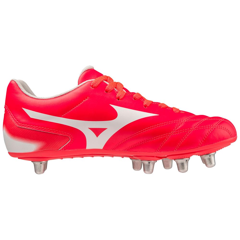 Mizuno Waitangi II Cl Rugby Unisex, Fierycoral2 Blanco, 42 EU