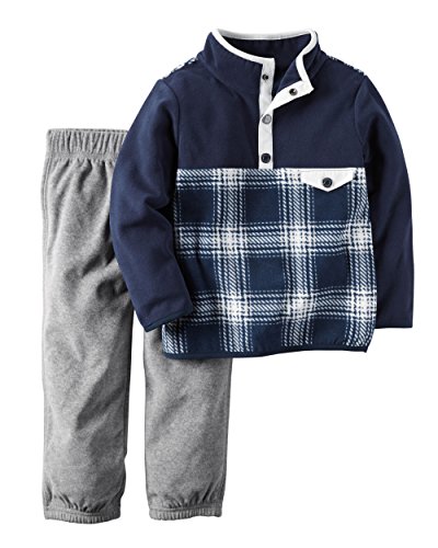 Carter's Boys 2 Pc Playwear Sets, Plaid, 4T