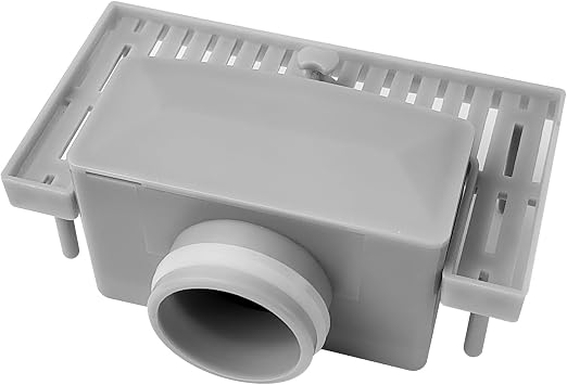 Syfon odpływowy prysznicowy, hamujący zapach i zatykanie, rura odpływowa 35 mm, szary plastik, nowoczesny styl, osuszacz odpływowy