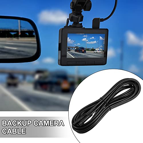 Image of X AUTOHAUX Car Rearview Camera 8 Pin 16.40ft 500cm Backup Camera Extension Cable Dash Camera Cord Wires PVC