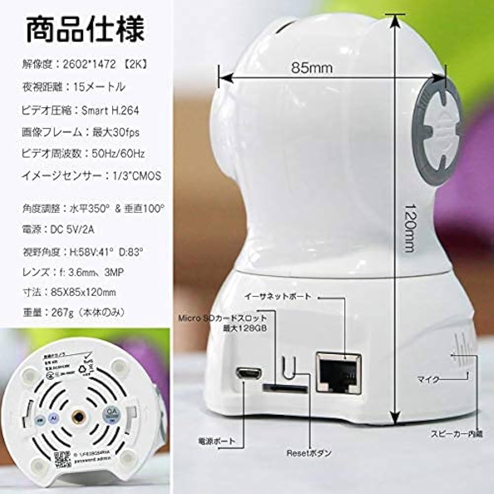 カンメイ様　カメラ　2点 Amazon.co.jp: AoAkiSORA 防犯対策 ダミーカメラ 2個セット