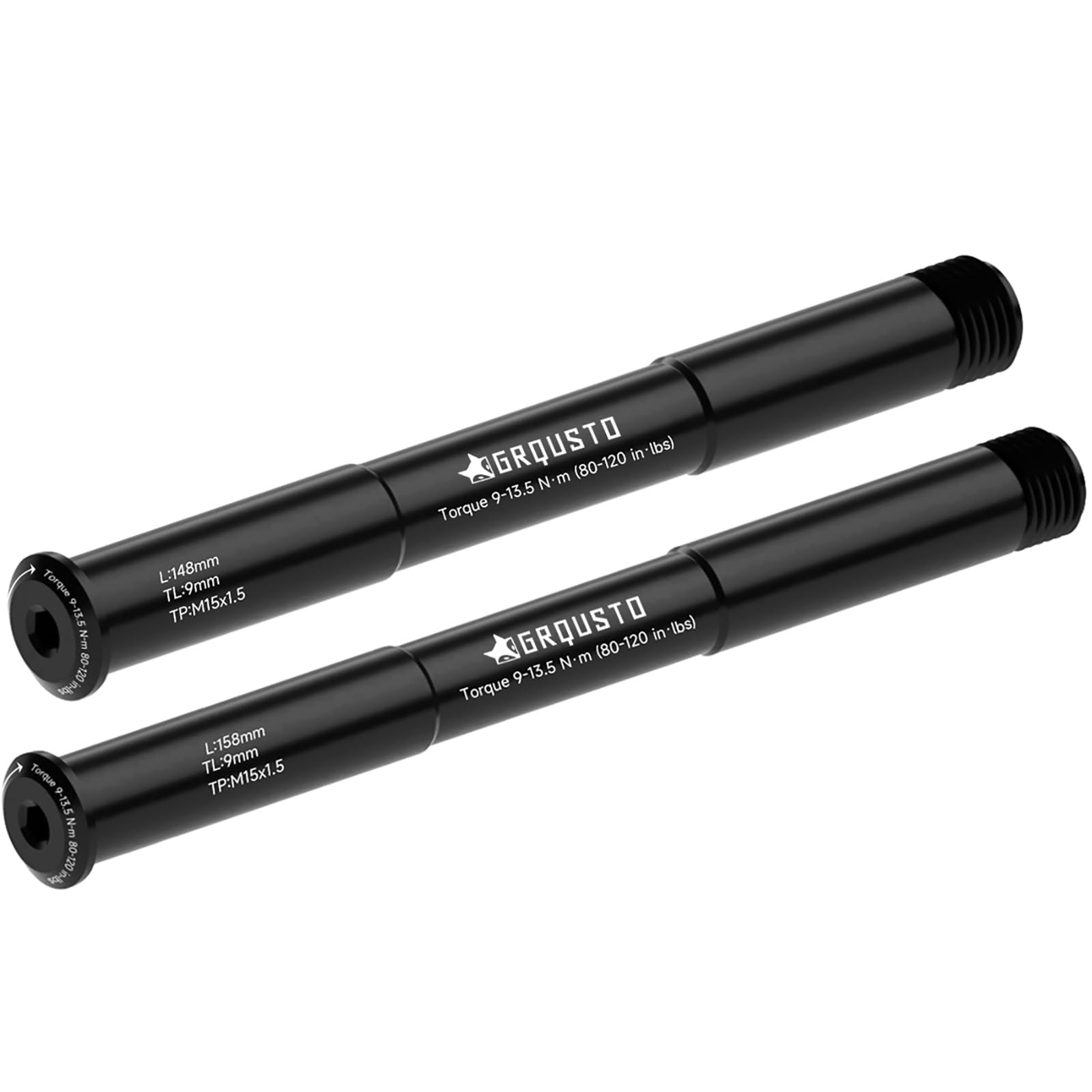 Amazon | GRQUSTO M15 x 1.5mm スレッドピッチ フロントスルーアクスル