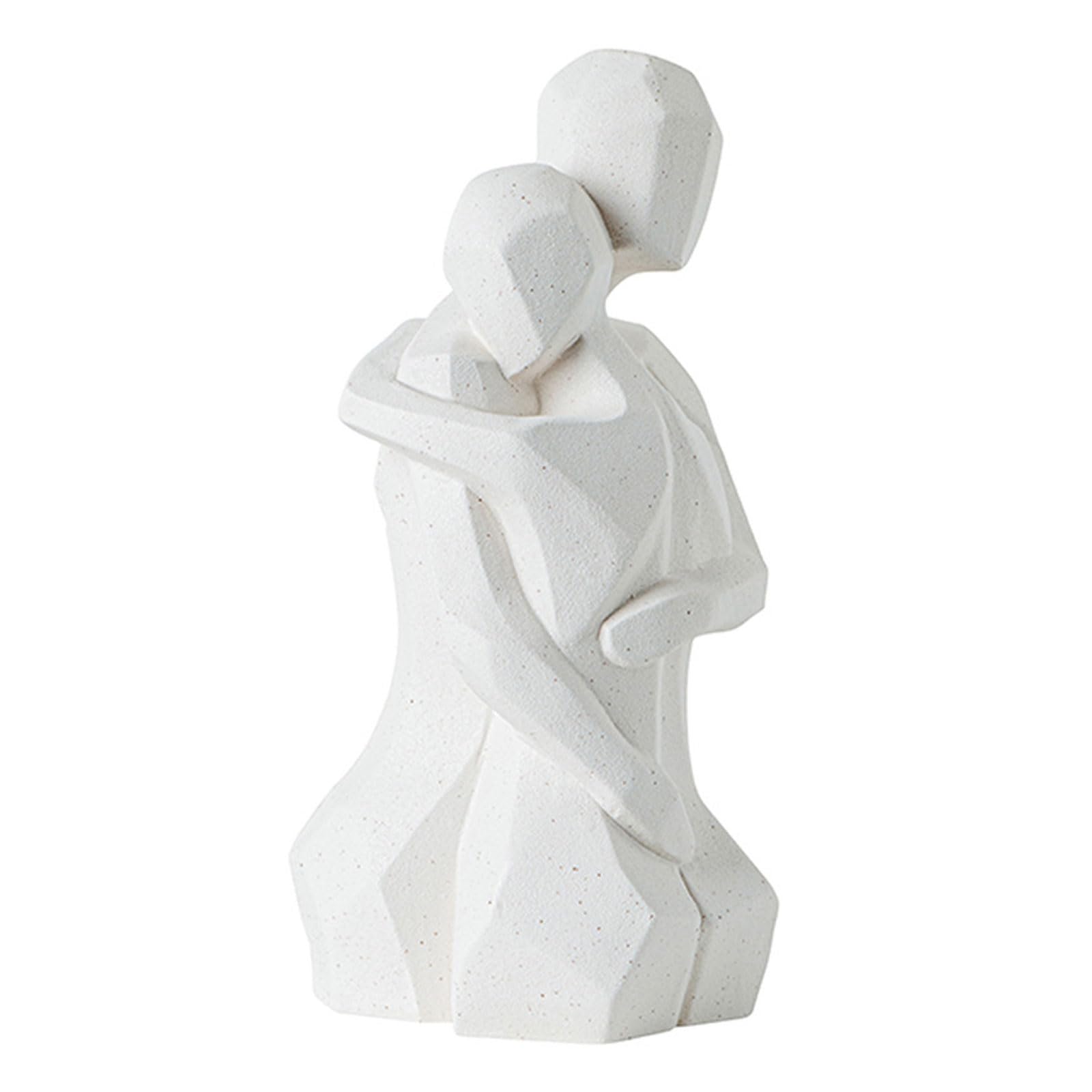 Msioytog Premium Ceramics Embraces Sculpture with Intricate Detail Perfect As Housewarmings Gift or Romantics Anniversary Present Smooth Surfaces Ceramics Sculpture