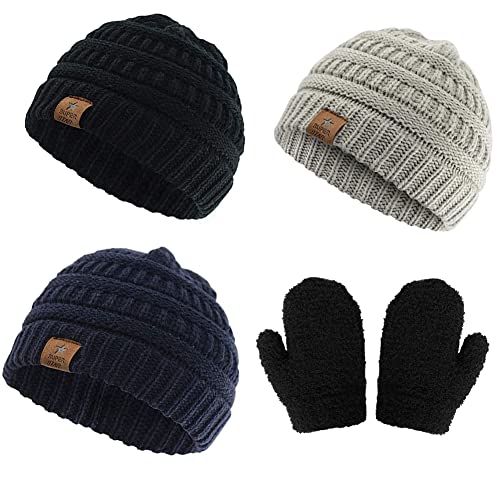 Didida Soft Warm Knitted Baby Hats Infant Toddler Baby Beanies Baby Winter Wool Hats