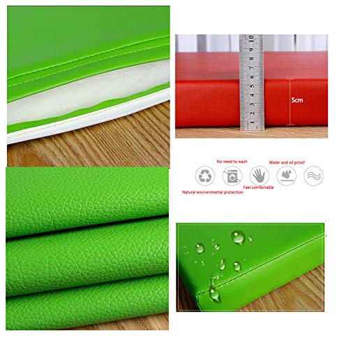Coussin de banc de jardin vert pour soulager les assises en bois dures - 3