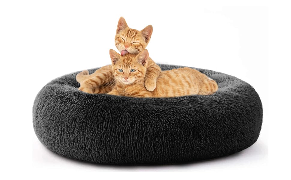 Image of ZEXSAZONE The Round Doughnut pet Bed is Perfect for Indoor Dogs Mat Round Foam Pet Bed | Dog Bed | Cat Bed | Puppies Puppy Bed | Puppies Winter, Summer