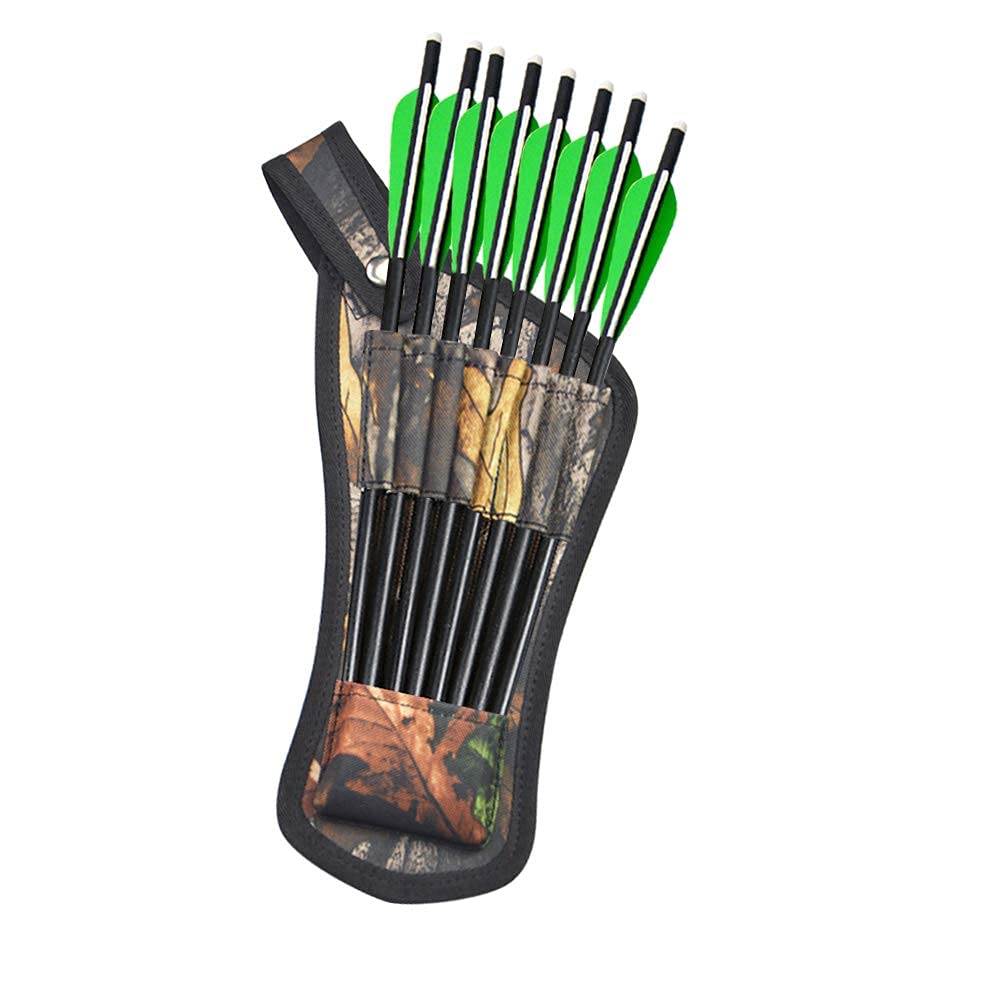 ZSHJGJR Archery Arrow Quiver Crossbow Arrow Quiver Hip Pocket Quiver Holder Waist Hanged Carry Bags Archery Hunting Shooting Accessories