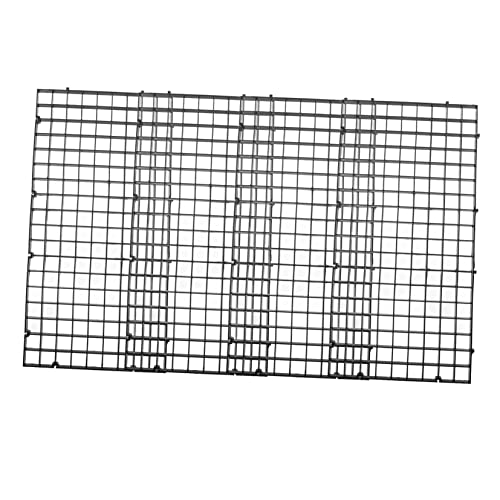 COSMEVIVI 10個 水槽 板 水槽の蓋 水族館の水槽の仕切りグリッド 水槽トレイ 潜水可能 空気 魚 水槽フィルター 水槽分離パネル 水槽セパレーター 水槽底トレー プラスチック Black