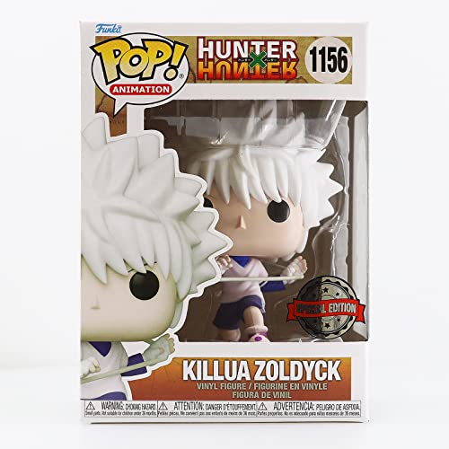 Funko Pop! Animation: Hunter X Hunter - Killua Zoldyck with Yo-Yo - Hunter X Hunter (HXH) - Figura de Vinilo Coleccionable - Idea de Regalo- Mercancia Oficial - Juguetes para Niños y Adultos