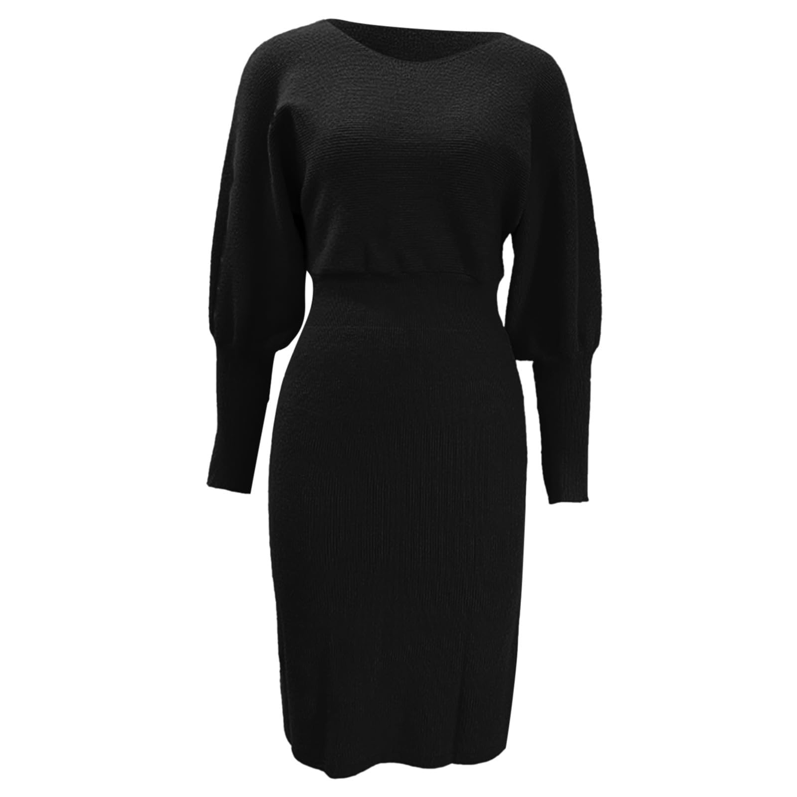 Maglione da donna a collo alto lavorato a maglia, per autunno e inverno, casual
