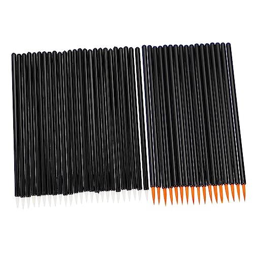 BIUDECO 100個使い捨て アイライナーアプリケーター 軽量コンパクト で携帯便利 細部メイク対応 メイクブラシ 高耐久素材 で簡単塗