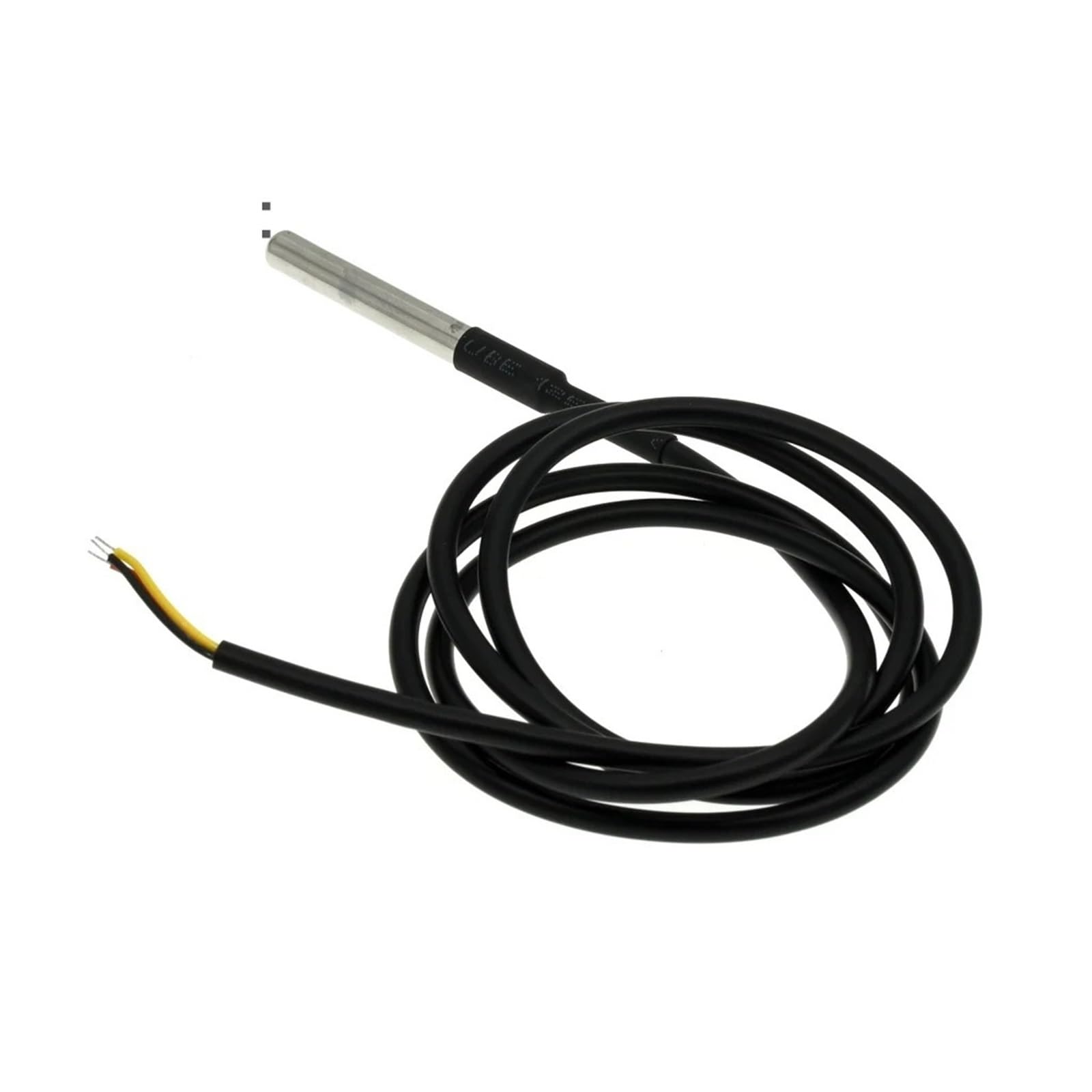 1/10PCS DS18B20 Hilo impermeable, Compatible con Arduino, Sensor de temperatura de sonda de temperatura Paquete de acero inoxidable 1/2/3/5/10 metros(5 Meter 10pcs)