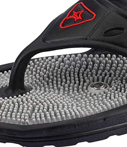 Image of Acupressure and Magnetic Therapy Accu Paduka Slippers, Full Body Blood Circulation Slippers, Foot Massager, Natural Slippers for Men, Women and Unisex