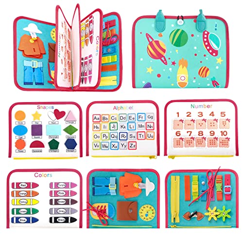 MengQiLe Busy Board Montessori Niños Cover