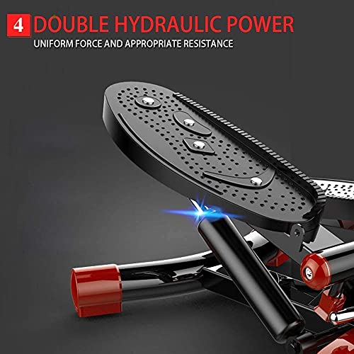 RsFiL Fitness Stair Stepper Mini Stepper Step Fitness Machines Adjustable Stair Stepper With Resistance Bands LCD Display Fitness Exercise Machine Indoor Workout - Image 4