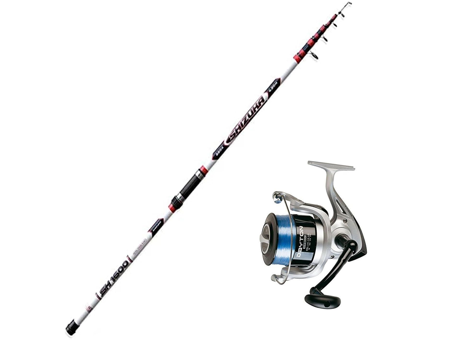 Kit Pesca Surfcasting - Canna Shizuka SH1600 220 gr 4.20 mt + Mulinello Trabucco Dayton SW 6500