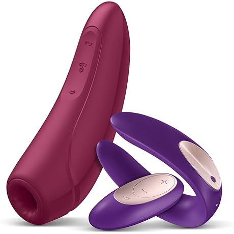Double Plus Remote & Free Curvy 1+ Bundle: Ultimate Climax with Satisfyer Curvy