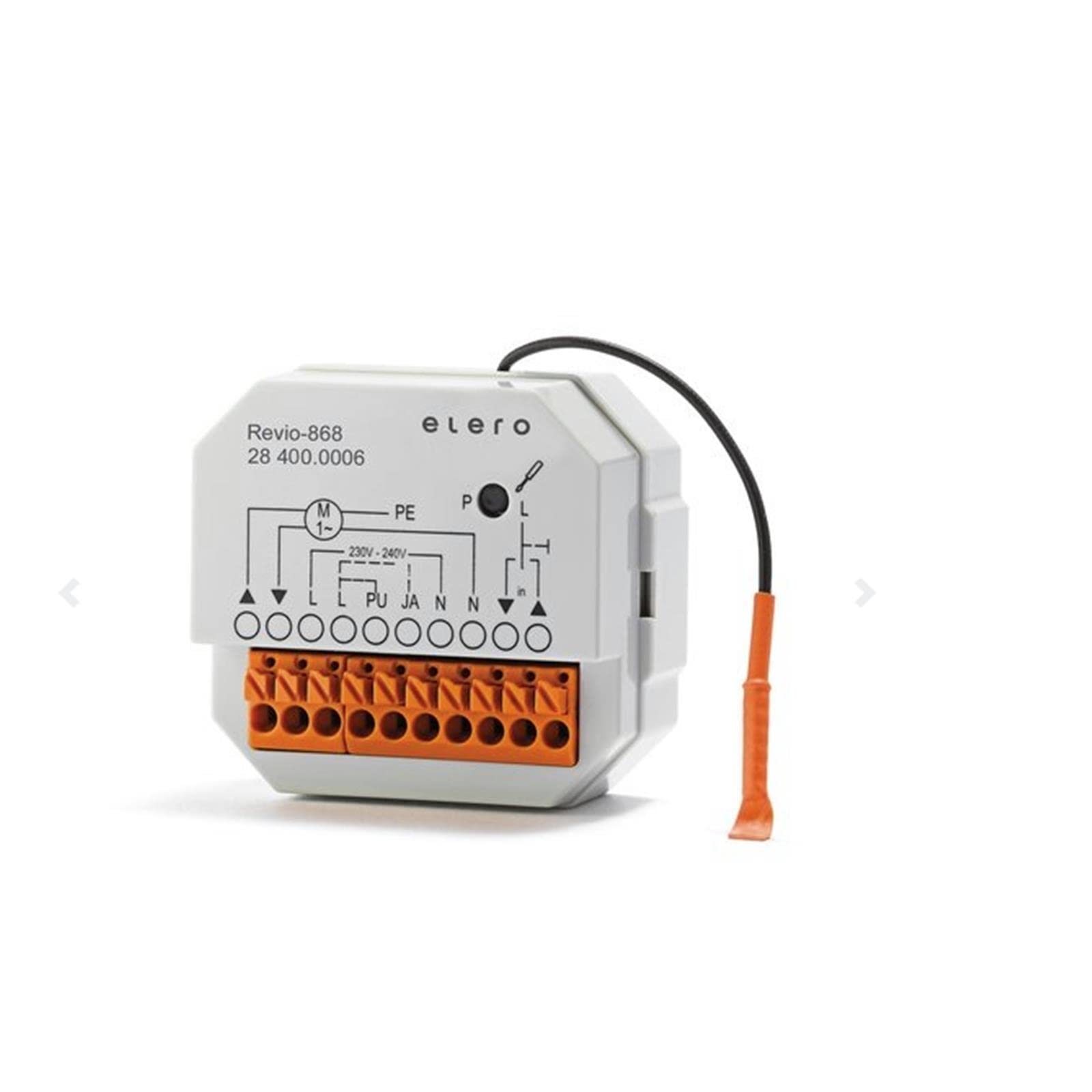 Elero Revio-868 Récepteur radio encastrable pour tubes et stores motorisés pour auvents