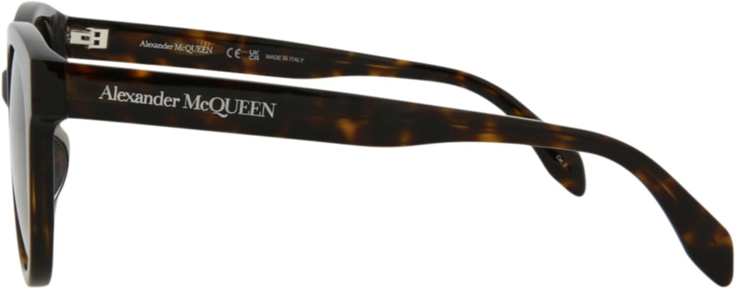 Alexander McQueen Round-Frame Acetate Sunglasses