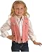 M & F Western Girls' Faux Suede Cowgirl Vest Pink Medium