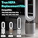 Leemone 360° Combi 2 in 1 HEPA+Carbon Replacement Filter Compatible with Dyson TP06 HP06 PH02 PH01 PH03 PH04 HP09 TP09 HP07 TP07 TP10 HP10, H13 Grade True HEPA Replacement Filter