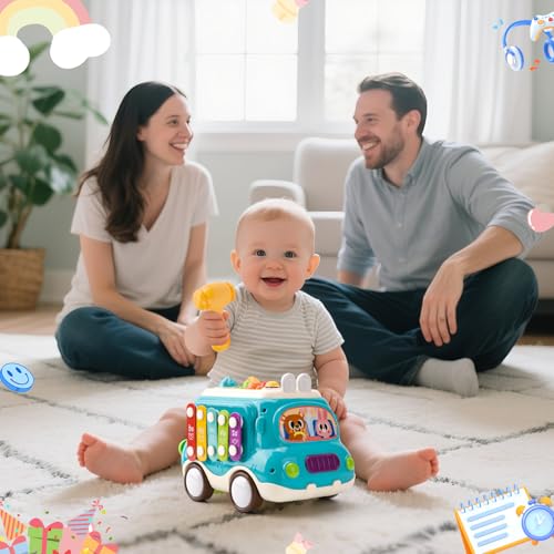 Jouet éducatif bébé 12-18 mois avec trieur de formes sensoriel - 6
