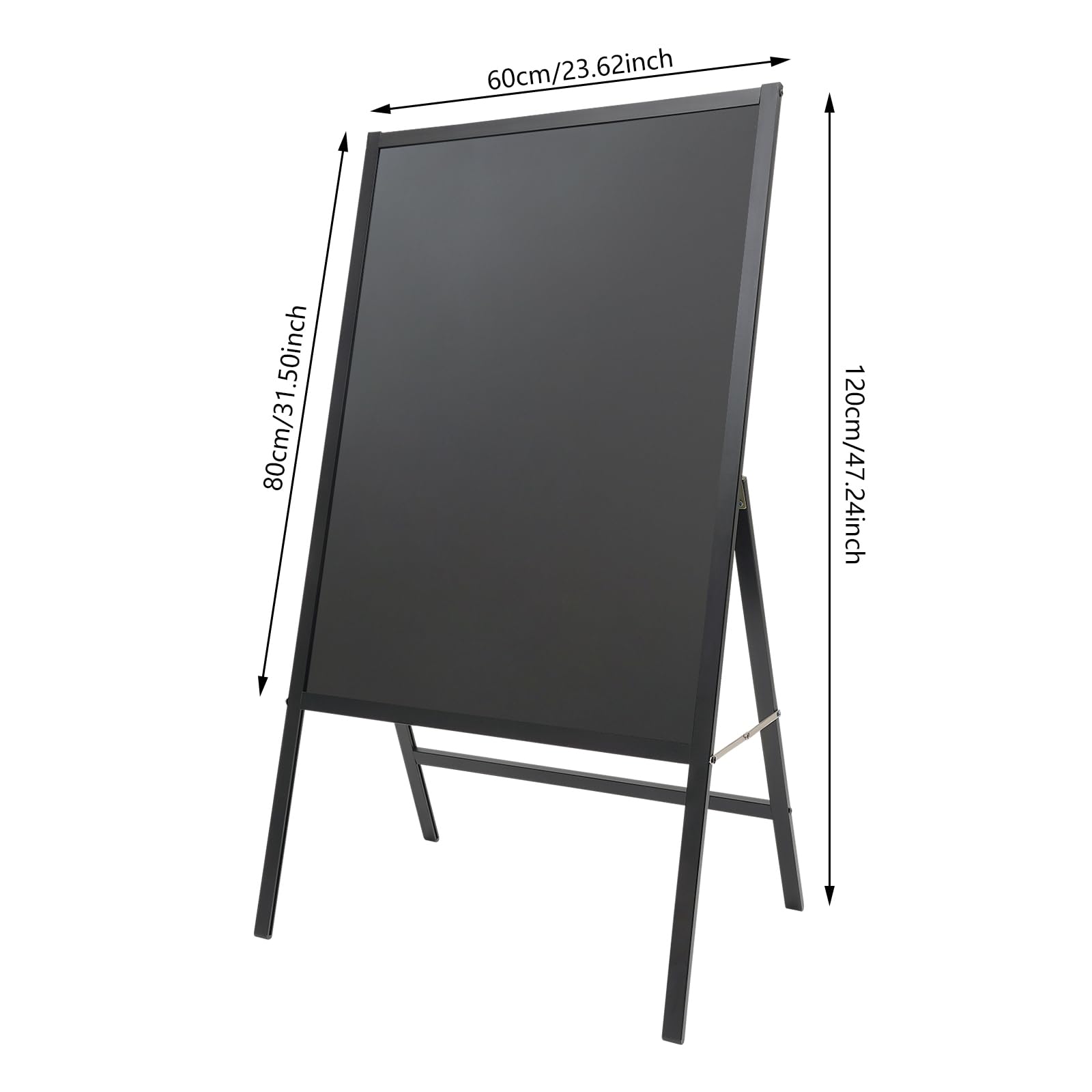LED Schreibtafel 60x80cm, stehende Nachrichtentafel mit Fernbedienung und 8 Neon-Stiften, leuchtende Menütafel für Restaurant, Café oder Bar mit einstellbaren 7 Lichtfarben sowie 11 Blinkmodi