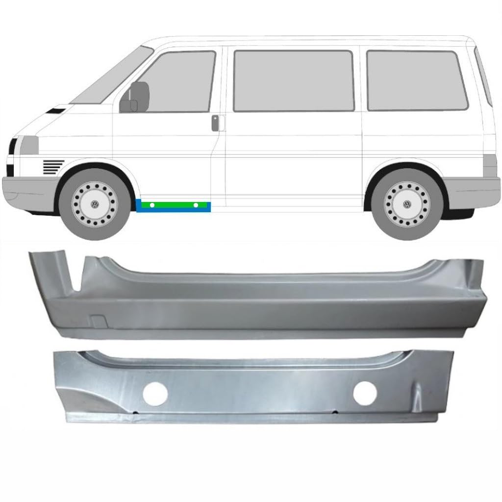 Reparaturblech innen + außen vorderer Schweller für Volkswagen Transporter T4 90-03