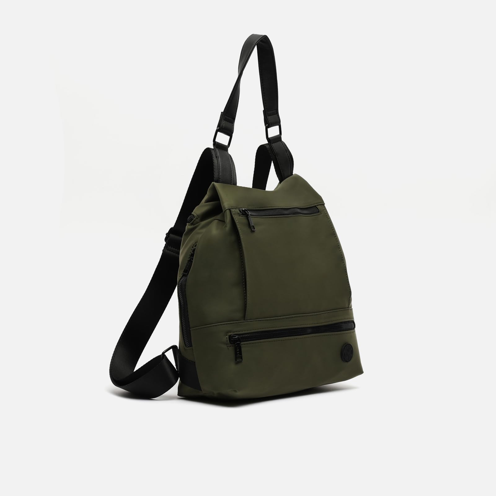 MISAKO Zibi Zaino in nylon antifurto Donna - Zibi Verde 30 X 28 X 11 cm