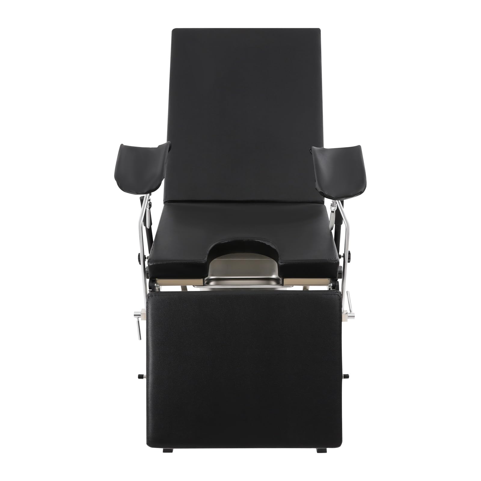 Gynäkologenstuhl Gynäkologische Untersuchungsstuhl Gynäkologischer Stuhl Untersuchungsstuhl, Ergonomische Struktur Gynäkologischer Stuhl, Bis zu 200 KG (Schwarz)