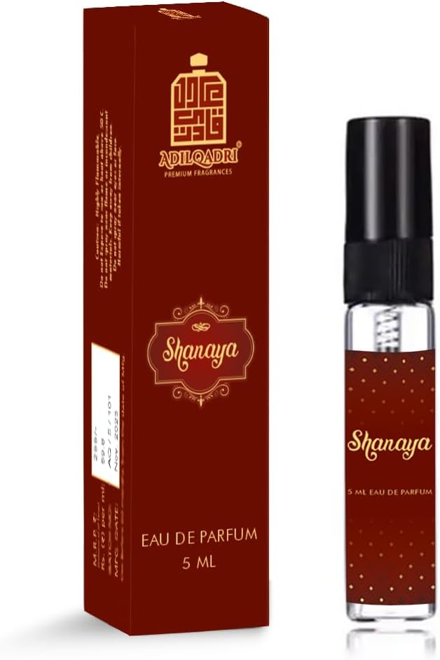 Adilqadri Shanaya Perfume | Arabic And French Blend | 5ml | Unisex Long Lasting Luxury Scent | Eau De Parfum