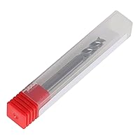 Vista 6 de findmall Molino de extremo de carburo helicoidal de 1/4 de pulgada de 3 flautas de 5/8 pulgadas de longitud de corte apto para corte de aluminio