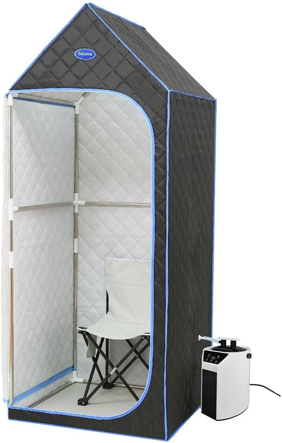 Sauna Portátil Kanlanth para Cuerpo Completo, 3L 1000W miniatura 9