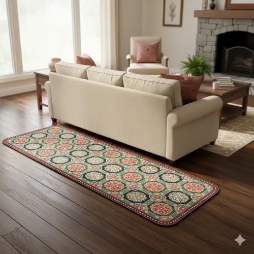 Image of Proxin 2 Pcs Kitchen Mats for Floor, Waterproof Anti Fatigue Memory Foam Rug Set, Non-Slip Washable Kitchen Floor Rugs with Rubber Backing, Comfortable Standing Mat for Kitchen, Home & Office (Multi2)