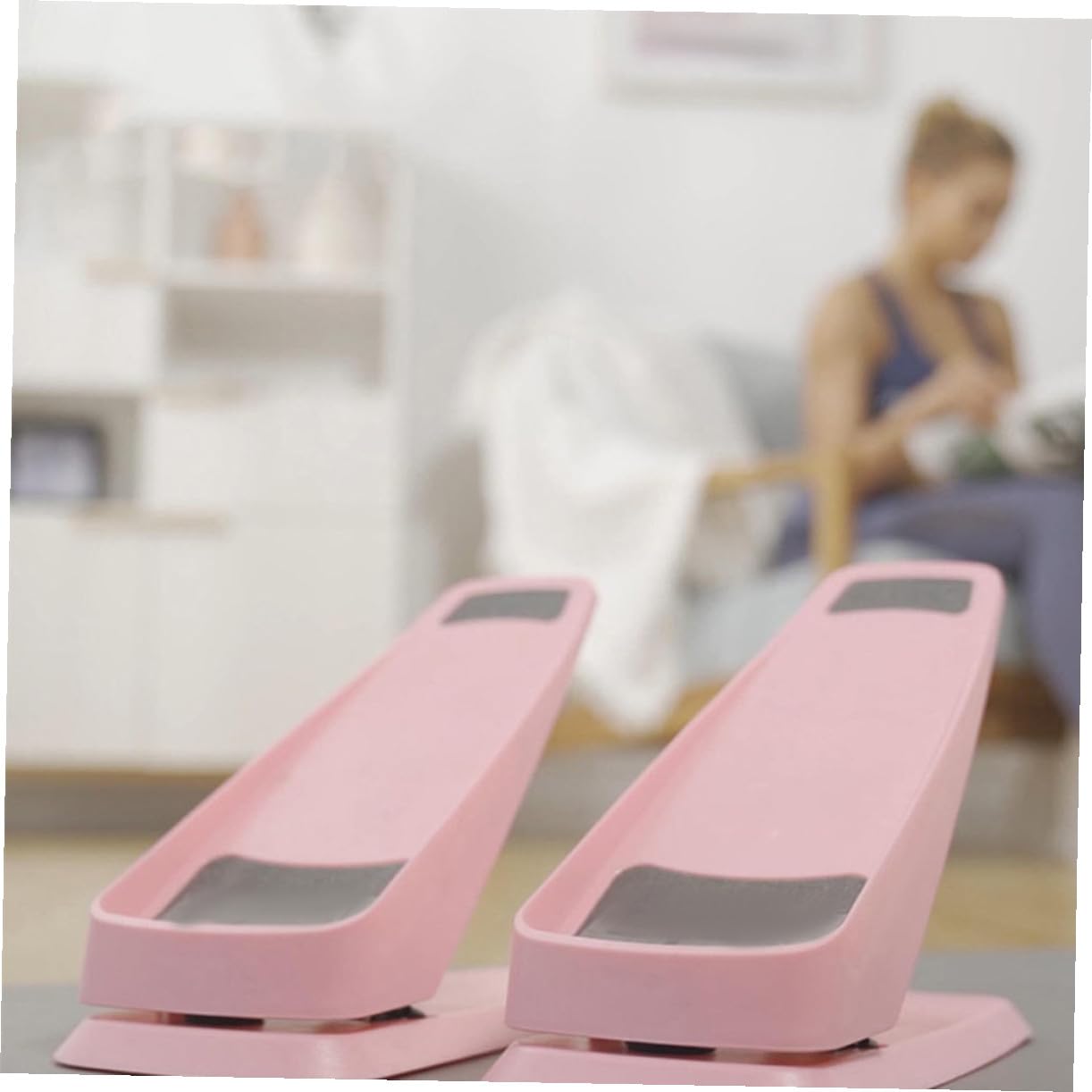 Mikikit Placa de Cordones Paso Paso Mini Step para Entrenamiento de Fitness Casa Equipo de Movimiento para Fitness para Ejercicios de Cardio